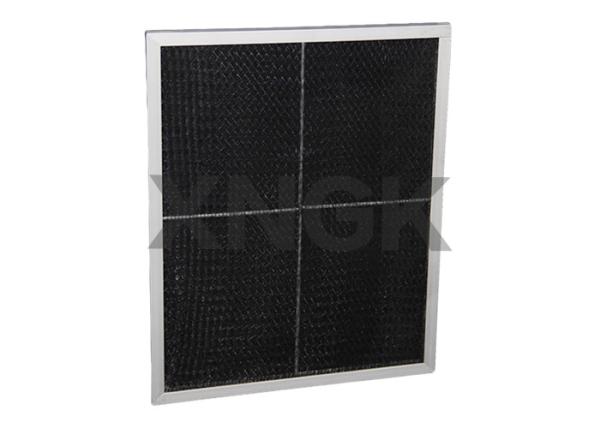 Odor Removal Activated Carbon Air Filter , Hot Melt Sealant Air Pre Filter