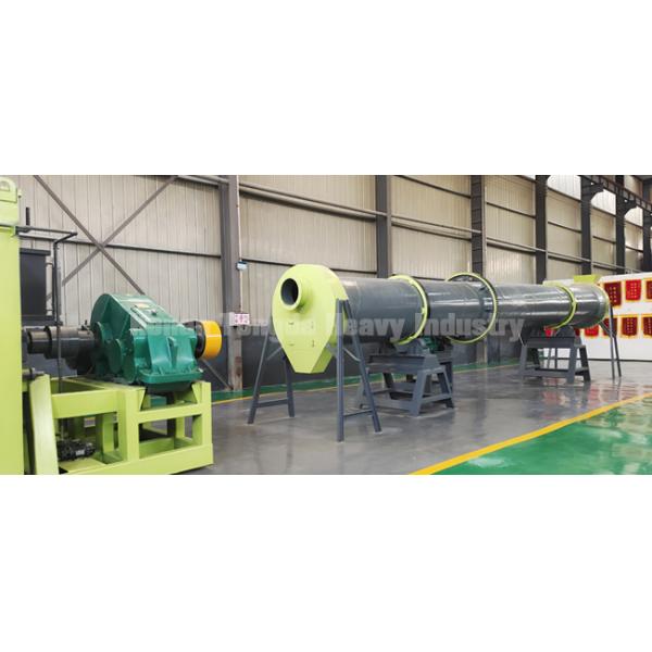 Poultry Dung Rotary Drum Dryer Fertilizer Cylinder Drying Machine