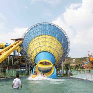 Water Park Equipment Adult Large Water Slide 4 Persons Riding