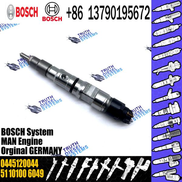 Inyectores Diesel Engine Assy Fuel Common Rail Injector 0 445 120 044 0445120044 For MAN TRUCK TGA-24-480