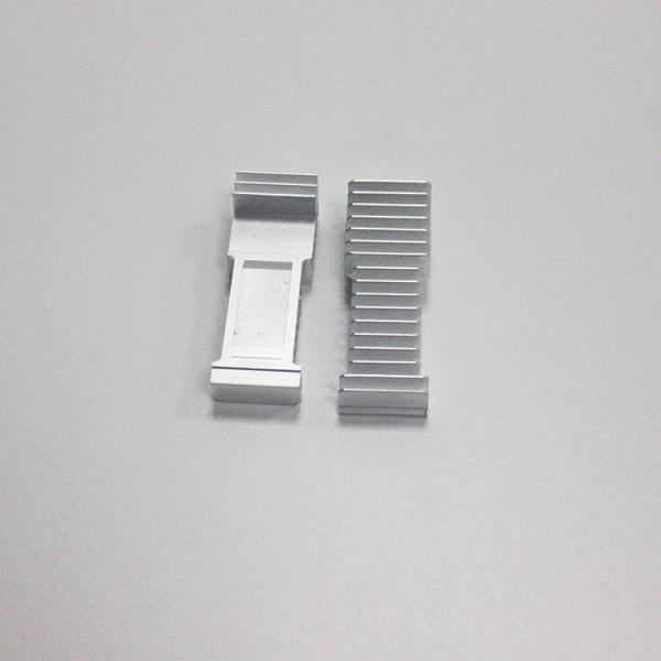 Промышленный серебряный алюминиевый теплоотвод штранг-прессования крепко анодируя