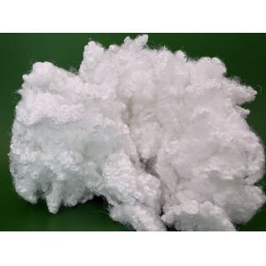 3D×64mm Hollow Conjugated siliconized Polyester Staple Fiber ,Virgin ,Raw white