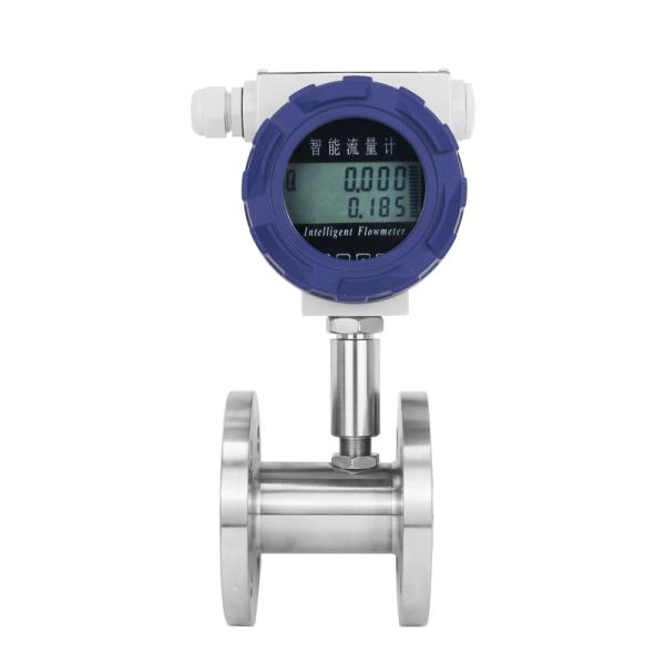 Sanitary Turbine Flow Meter Food Grade Stainless Steel 316L Liquid Water Fuel Oil Flowmeter with Display