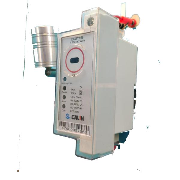 Calin Din Rail Monted Electricity Meter Kwh Meter Cluster Solution Conexión de cable de cierre de policarnonato UV estable para Tanzania