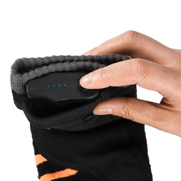 7.4V 2600mAh Heated Socks Battery Black with Short Circuit Protection