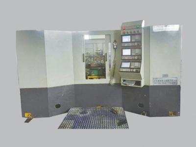 Double Head CNC Rotary Table Butterfly Valve Processing Machine 6station