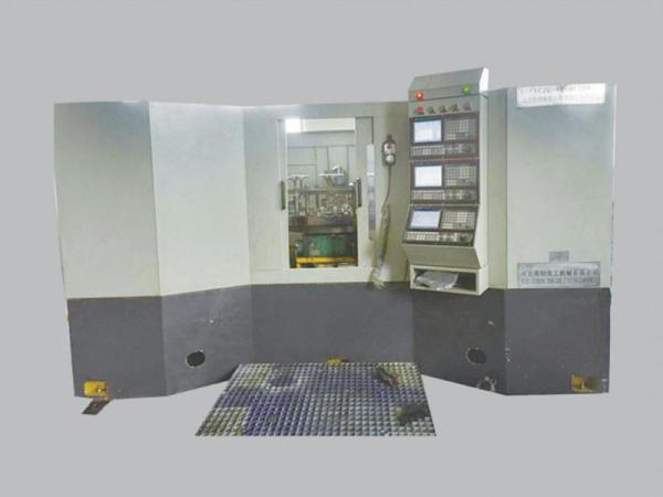 Double Head CNC Rotary Table Butterfly Valve Processing Machine 6station