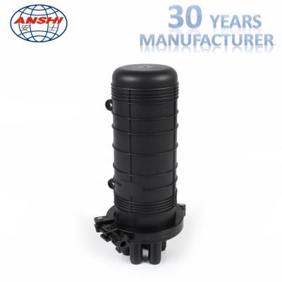 ANSHI IP65 Dome Type Fiber Optic Splice Closure 12 Cores 72 Cores 1 In 3 Out