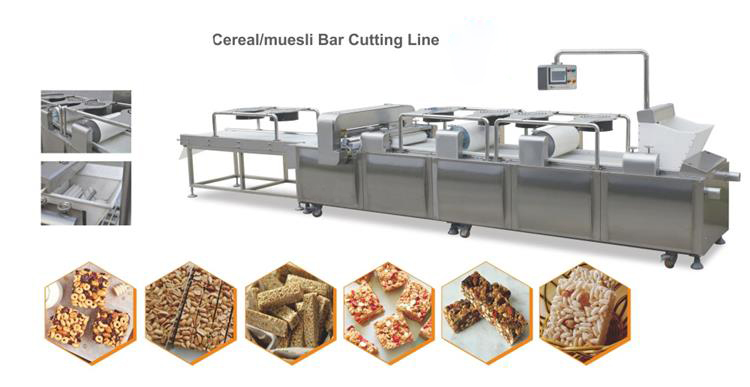 Stainless Steel Leisure Snacks Granola Nuts Bar Making Machine