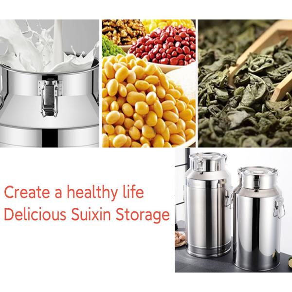 Corrosion Resistant 201 Stainless Milk Bucket With Lid 50L Large Capacity