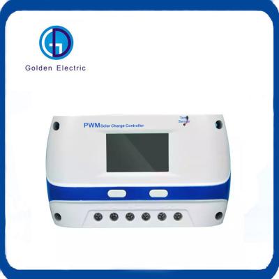 Modo de carregamento PWM 10A 20A 40A 50A 60A Controlador de carga de painel solar com 2 portas USB