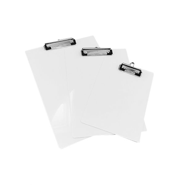 Minimalist Metal Folder Writing Pad Sublimation Aluminum Clipboard For Student Office Use