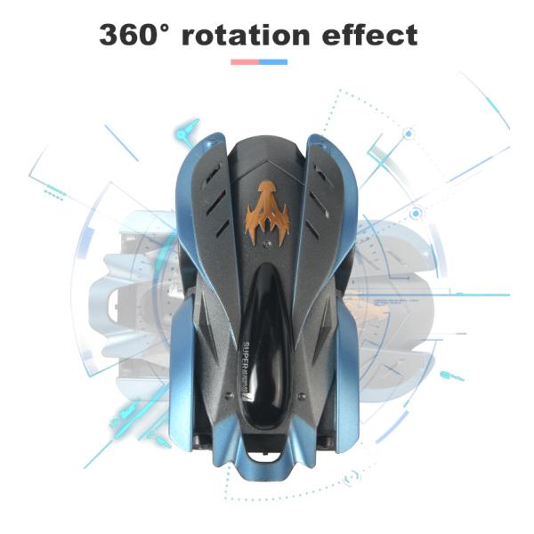Adsorption Remote Control Toy Car Rechargeable Climbing Stunt Car 50M Remote Distance