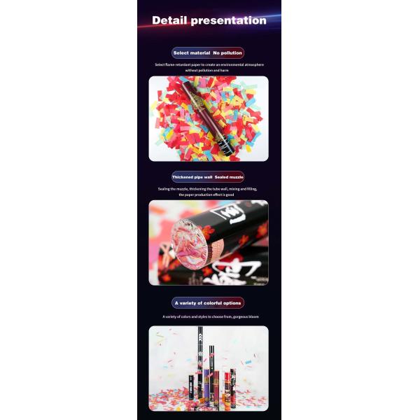 Confetti Elétrico Canhão Confetti Festa Popper Fábrica de Ar Comprimido