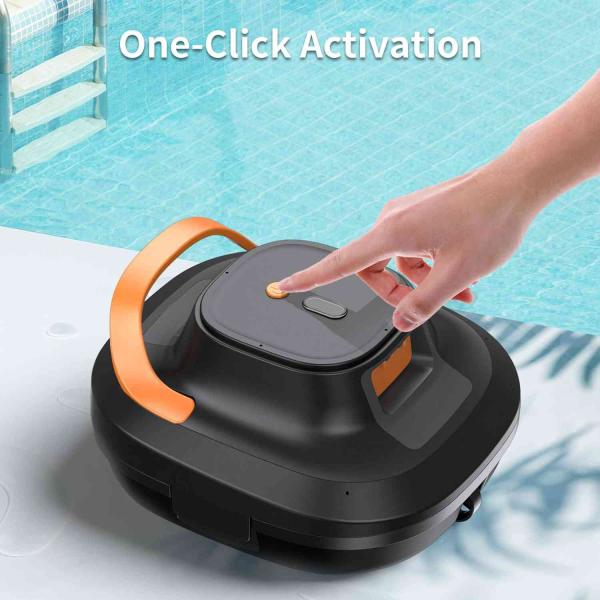 Robô de piscina sem fio com bateria 120 minutos Tempo de limpeza 2 motor sem escova