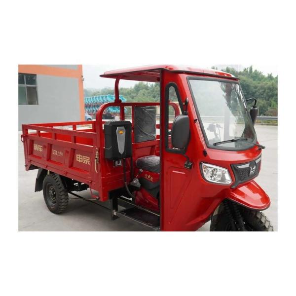 Three-Wheeled Gasoline Engine Cargo Tricycle in India Indian Three Wheel Motorcycle