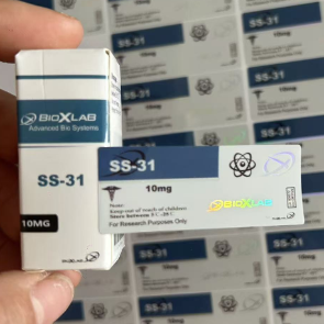 SS-31 10mg Peptide Vial Labels And Boxes Which Hold One Vial