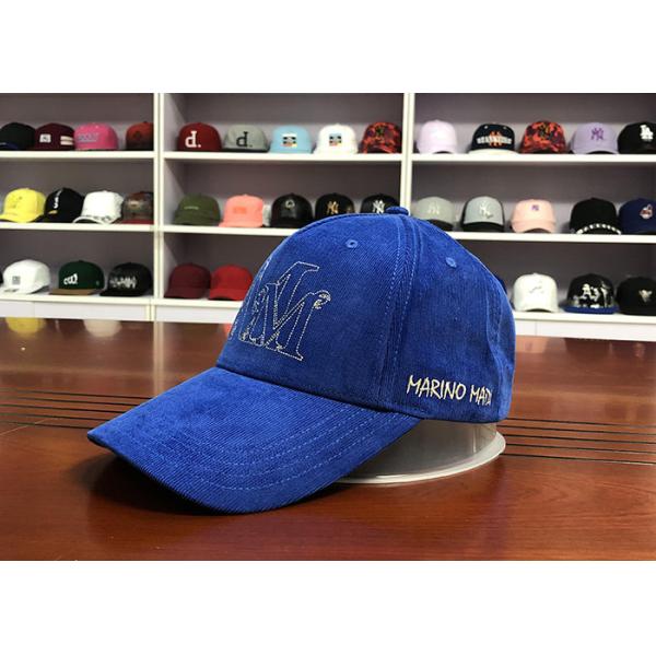 Hot Sales ACE Unisex 5 panels Blue Silk Print Logo With Flat Embroidery Logo on Left Panels Baseball Cap