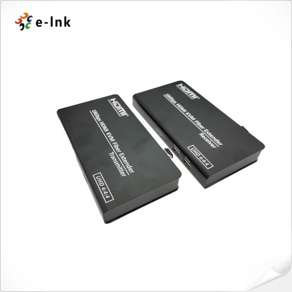 LNK-HF201KM KVM HDMI 2.0 Fiber Extender with USB for 4K Video Transmission