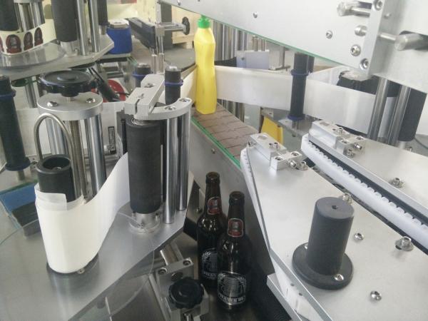 Small Bottle Automatic Sticker Labeling Machine PLC Control CE Certificated