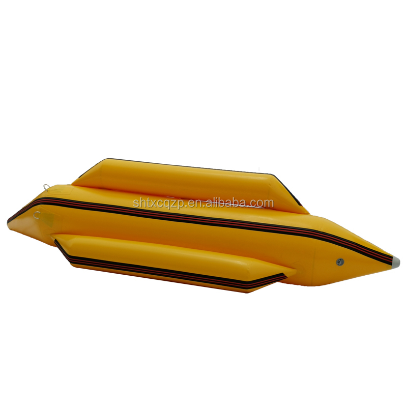 Custom 0.9mm PVC Tarpaulin Boat Towable Tube Water Games China Manufacturer