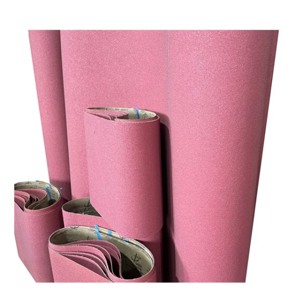 Bulk Ceramic Aluminium Oxide 6x48 Belt Sandpaper Self Sharpen Cotton Polyester Blend Back