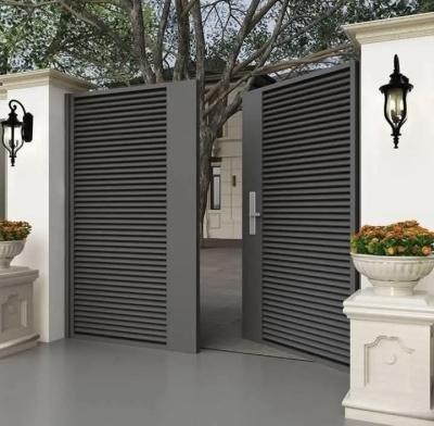 Swing Left Stainless Steel Door For Outswing Metal Door With Brown Swinging Fire Doors