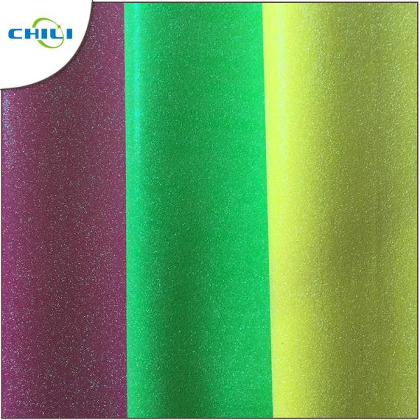 Garment Glitter Effect Wallpaper Fashionable Customized Color Anti Bacteria
