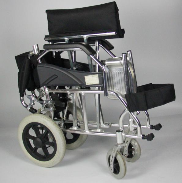 Portable Lightweight Foldable Aluminum Manual Wheelchair Easy Carry For Elderly