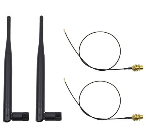 5dBi 2.4GHz or 5.8GHz Dual Band Wifi Antenna External Type With FCC ROHS Approval