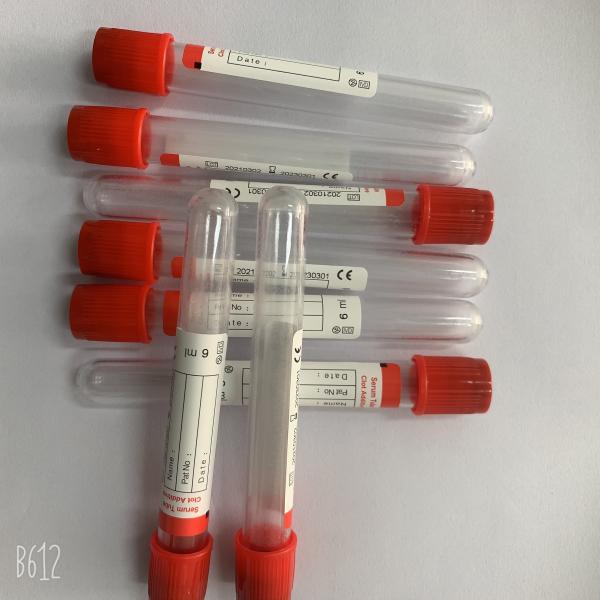 Трубка 13X75 сыворотки равнины любимца медицинского типового теста лаборатории стеклянная