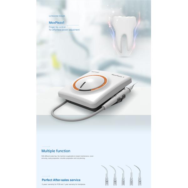 20W Piezoelectric Ultrasonic Scaler 5 Tips Piezoelectric Dental Scaler