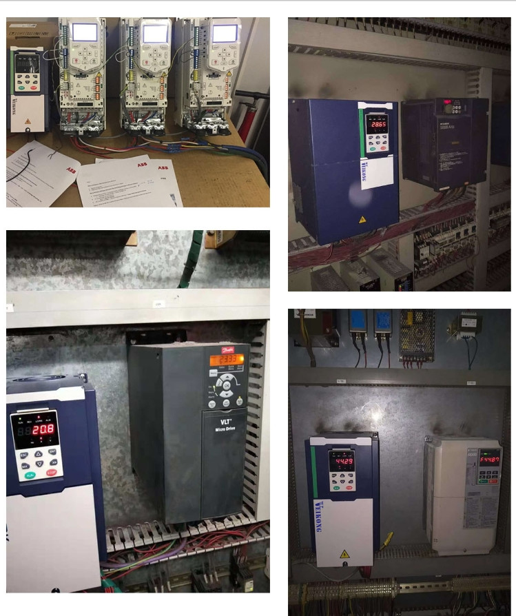 элемент измерения частоты привода Vfd мотора одиночной фазы 220V 380v 7.5KW 10HP переменный