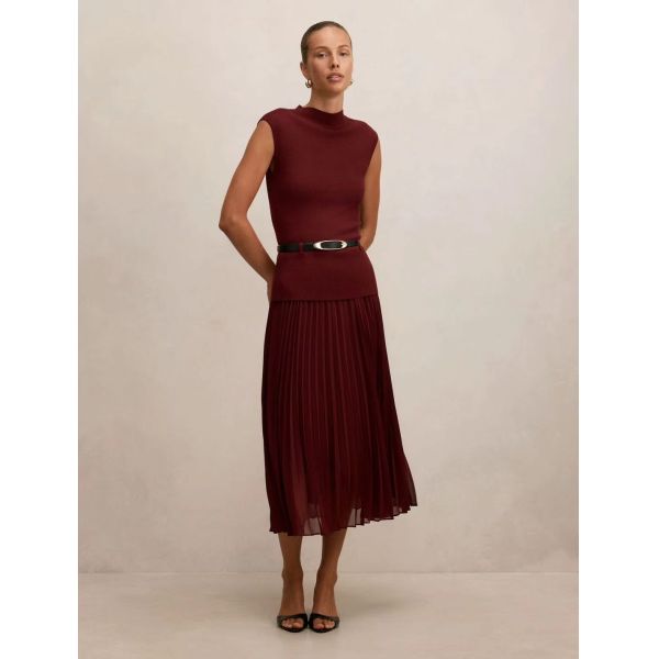 Knit Long Dress - Comfortable and Stylish Knitwear for Women