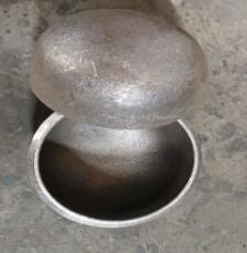 Domed Straight Seam Carbon Steel Pipe Cap ASTM A53 1MM~80MM