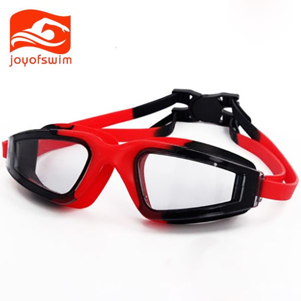 Professional Anti Fog Waterproof Swim Goggles Transparent  Big Frame Swimming Goggles