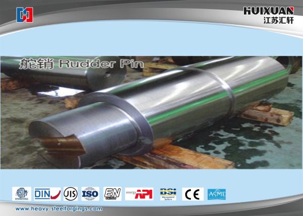 Pintle do leme marinho de imprensa hidráulica dos forjamentos do aço carbono do tratamento térmico