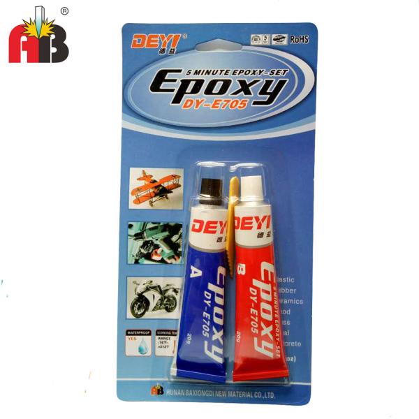 High Shear Strength 3-Ton 5 Min White Black Epoxy Adhesive Ab Glue EINECS No. 230-391-5