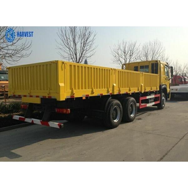 Тележка груза бортовой стены руководства Sinotruk Howo 6x4 336hp 7100x2300x600mm тяжелая