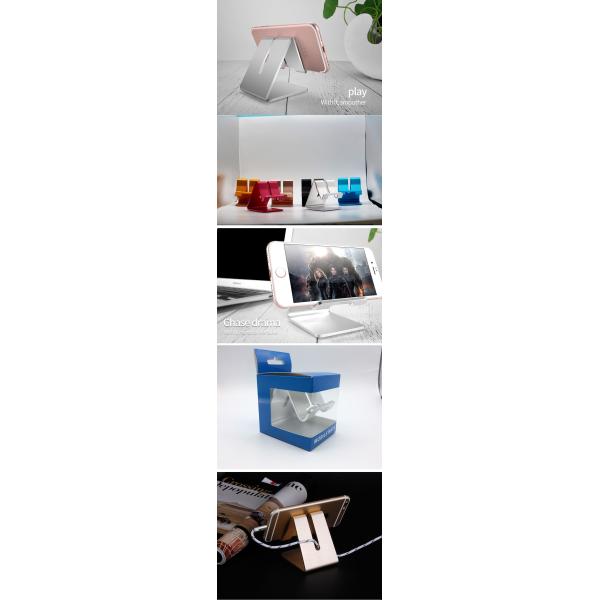 Алюминиевый умный держатель телефона с не пусковой площадкой силикона выскальзывания