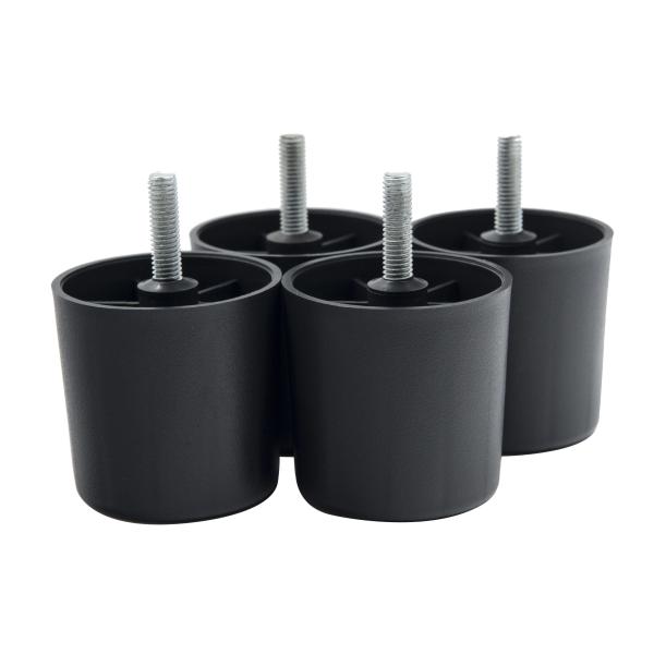 Sturdy Screw Round 87g 58mm Plastic Sofa Couch Feet