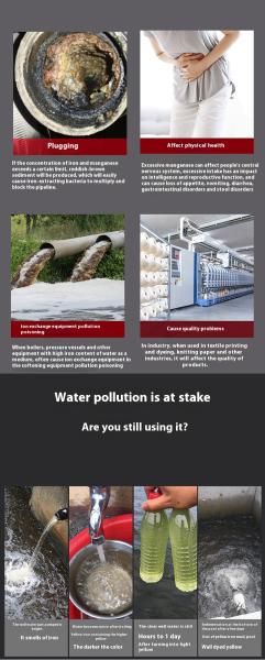 2000L Stainless Steel Water Purifiers Drink Water sediment Filter Household Prefilters Iron and Manganese in Rust-Removing Water