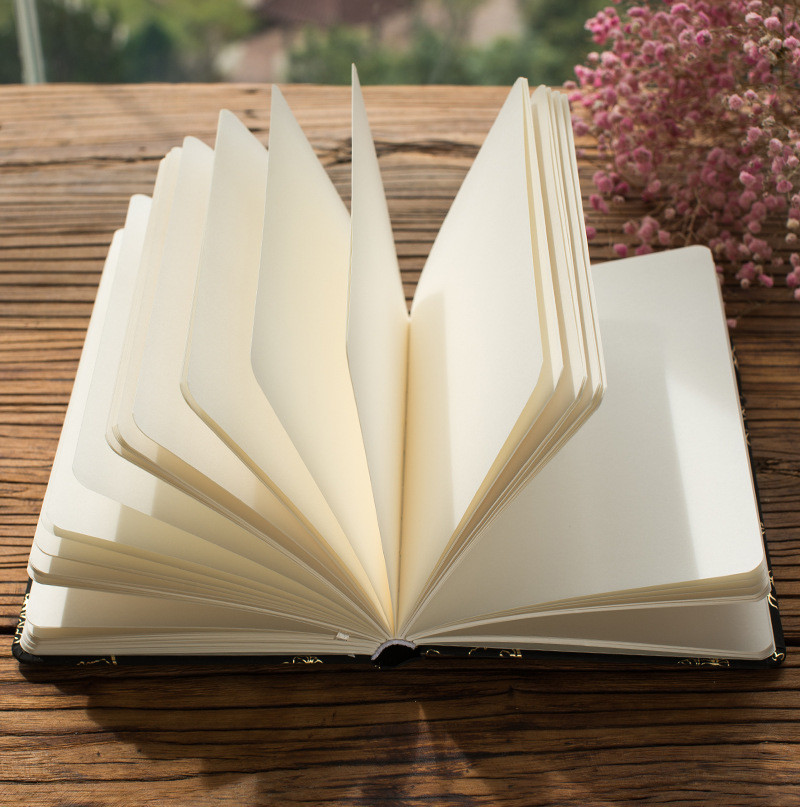 128гм Мат арт-бумага Интерьер Custom Luxury PU Leather Embossing Notebooks для офсетной печати CMYK