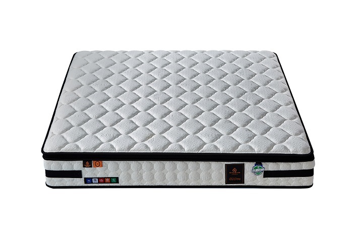 Individually Wrapped Pocket Spring Mattress With Violet High Resilience Foam Tencel Fabric
