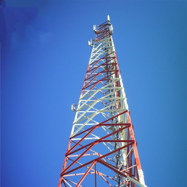 Galvanized Multi Functional Steel Angular Gsm Internet Antenna Telecommunication Towers