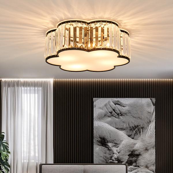 Modern Fashion Designer Black Gold Led Ceiling Art Deco Suspended Chandelier(WH-CA-97)