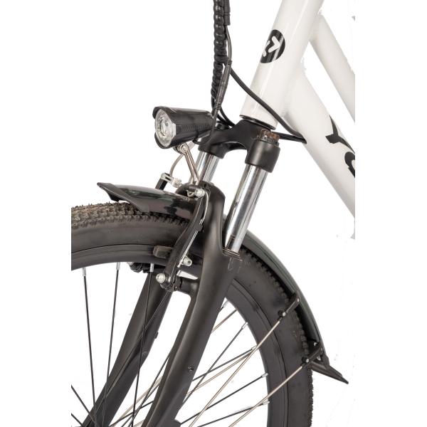 DOMANCA 750w Lady Electric Bike Sensor Smart Type and 18 Speed Gears for City Riding