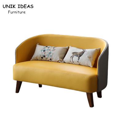 Café de assentamento da cabine da sala de estar que janta a cadeira Sofa Stripe Fresh 52x60x75cm