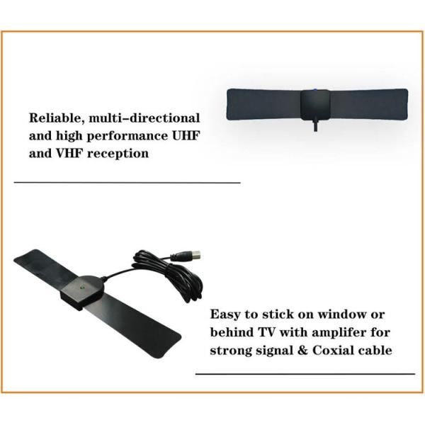 RoHS Windshield Mount Car Digital HDTV Antenna For DVD Radio Booster Amplifier