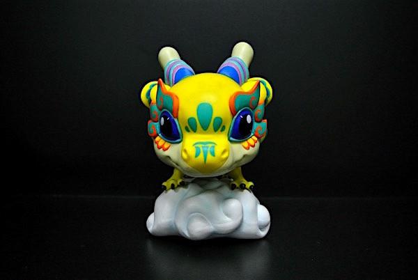 Lucky Symbol Chinese Dragon Toy Figures Eco - Friendly Material 9.5*8*5cm